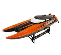 DF Models Avanti BR V2 3640 Bateau RTR brossé (L x l x H) 44 x 12 x 10 cm, Environ 580 g, à partir de 14 Ans, avec Batterie et câble de Charge USB, Catamaran de Course télécommandé, Jouet