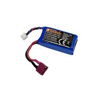 DF Models Batterie LiPo 7,4 V - 1200 mAh 8,88 Wh (Longueur x Largeur x Hauteur 55 x 25 x 25 mm, Poids 57 g, Batterie de Rechange pour modèle n° 3132) 7637