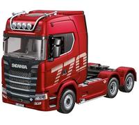 DF Models Scania 770S V8 Camion (Voiture télécommandée, échelle 1:18, à Piles, idéal pour Les Amateurs de modélisme, avec éclairage LED, Jouet pour Enfants) 3218