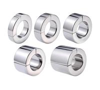 DFADSVCNM Anneau de testicules robuste en acier inoxydable, 5 tailles, aimant, extenseur de testicules, poids for testicules, anneau pénien robuste, jouets érotiques for hommes(30mm)