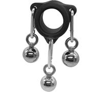 DFADSVCNM Anneau pénien en acier inoxydable, anneau testiculaire avec pendentif à 3 boules, anneaux péniens SM lourds, anneau d'entraînement, jouet sexuel for hommes couples(28mm)