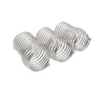 DFADSVCNM Anneau pénien en spirale en acier inoxydable SM 3 tailles, manchon pénien, anneaux péniens en métal BDSM, anneau de prépuce, anneau de gland, jouets sexuels for hommes et couples(M)
