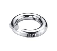 DFADSVCNM Anneau pénien réglable SM, 5 tailles, anneau de gland en acier inoxydable, anneau de testicule, anneau de scrotum, anneau pénien, jouet sexuel for hommes et couples(L)
