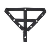 DFADSVCNM Cage de chasteté SM réglable avec anneau pénien et sangle auxiliaire fixe, jouet sexuel CBT for hommes et femmes(Schwarz)