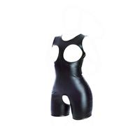 DFADSVCNM Camisole de force en cuir SM, vêtements de bondage en cuir, hanches ouvertes, sans poitrine, lingerie érotique, jeu de rôle for femmes, hommes, femmes, couples, jouets sexuels(M)