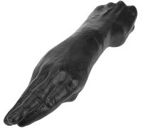 DFADSVCNM Gode anal double tête en TPE ultra doux, 36 cm de long, for femme, lesbienne, homme, jouet sexuel(Black Schwarz)