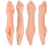 DFADSVCNM Gode anal double tête en TPE ultra doux, 36 cm de long, for femme, lesbienne, homme, jouet sexuel(Fleisch)