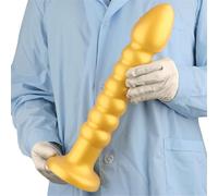DFADSVCNM Gode anal extra long avec boule, perles anales, extenseur anal, masturbateur point G, gode anal en silicone, masseur de prostate, jouets sexuels for femmes et couples(S)