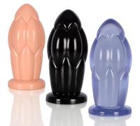 DFADSVCNM Gode anal géant avec ventouse XXL, dilatateur d'anus, masseur de prostate, gode fisting, grandes perles anales, jouets sexuels for masturbation, for hommes et femmes(Fleisch)