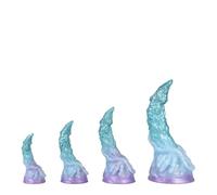DFADSVCNM Gode anal SM Animal Monster avec ventouse Pénis extraterrestre Gode fantaisie en silicone Point G Grand gode courbé Queue Jouet sexuel for femmes Hommes Couples(L)