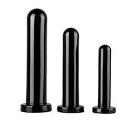 DFADSVCNM Gode anal SM, perles anales S/M/L, masturbateur for prostate, point G, dilatateur d'anus, jouet sexuel for homme, femme, couple(Schwarz-S)
