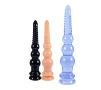 DFADSVCNM Gode anal super long de 31,5 cm, pénis avec ventouse, filetage, grand gode anal XXL for masturbation du point G, jouet sexuel for femmes et hommes(Schwarz)