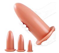 DFADSVCNM Gode énorme en forme d'œuf de dragon, gode anal en silicone souple, dilatateur anal, jouets anaux, masseur de prostate, dilatateur d'anus, jouets sexuels for hommes et femmes(Fleisch:L)
