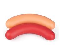 DFADSVCNM Gode Hotdog en silicone souple, dilatateur anal, massage du point G, de la prostate, masturbation vaginale, jouets sexuels érotiques for hommes et femmes(Rot)
