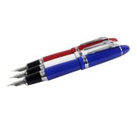 DFAMIN Lot de 3 stylos plume de luxe avec pointe courbée de 1 mm pour calligraphie (A, pointe droite de 0,7 mm)