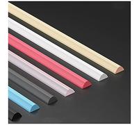 DFANCE Bande imperméable Pliable de Silicone,arrêt d'écoulement d'eau de Joint de Plancher de Salle de Bains Flexible Barrière d'eau De Silicone pour Sol Barres de retenue d'eau,Noir,150cm/59in