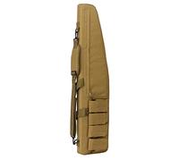 DFANCE Tactique Long Fusil Carrier Fourreau Sac,Fusil de Chasse Rembourée Sac Tactical Double,Multifonction Housse de Protection pour Fusils,Oxford pour Transport Arme,Kaki,100CM/39.4IN