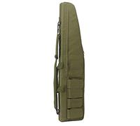 DFANCE Tactique Long Fusil Carrier Fourreau Sac,Fusil de Chasse Rembourée Sac Tactical Double,Multifonction Housse de Protection pour Fusils,Oxford pour Transport Arme,Army Green,100CM/39.4IN