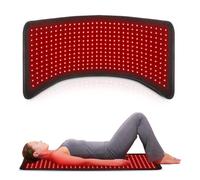 DFANCE Tapis de thérapie par lumière Rouge à 360 LED pour Le Corps,Coussin d'enveloppement de thérapie par lumière Rouge avec lumière Infrarouge Proche de 660nm et 850nm