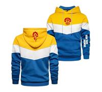 DFARYUP Hoodie homme Pour FOR THE HOR-DE, Doux et chaud pour l’hiver, Pour un look casual au quotidien, en ville ou entre amis, oversize(Yellow,3XL)