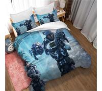 DFARYUP Parure de Lit pour Ge-ars of W.AR, Microfibre Taies d'oreiller & Lit, BedDécor de Chambre Collectio pour Adultes, Lit(A1,135 * 200cm)