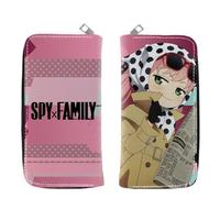 DFARYUP pour SP-Y×FAMI-LY Portefeuille Ado Fille, Porte Carte Cuir avec Compartiment à Monnaie, Porte Carte Peut Stocker des Photos, de l'argent et Une Pièce D'Identité, Porte(A8)