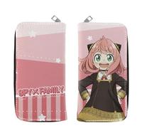 DFARYUP pour SP-Y×FAMI-LY Portefeuille Ado Fille, Porte Carte Cuir avec Compartiment à Monnaie, Porte Carte Peut Stocker des Photos, de l'argent et Une Pièce D'Identité, Porte(A2)