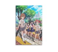 DFBDJASD Poster décoratif sur toile Anime A Certain Scientific Railgun - Poster et image d'art moderne pour chambre à coucher - 20 x 30 cm