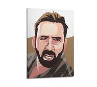 DFBDJASD Poster décoratif sur toile de l'acteur Nicolas Cage Poster2 - Impression d'art moderne pour chambre à coucher - 40 x 60 cm