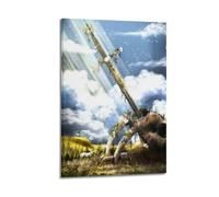 DFBDJASD Poster décoratif sur toile « Land of Giants 2 » - Décoration murale moderne pour chambre à coucher - 60 x 90 cm