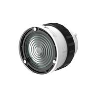 DFCINE 10X Lentille Fresnel à Monture Bowens avec Volets à 4 Feuilles, Faisceau Réglable 10°-45°, Zoom à Mise au Point Arrière pour Lampe COB ≤200W, Contrôle Cinématographique pour Réalisateurs