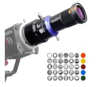 DFCINE Bowens Mountain Optics Snoot Photography, compatible avec appure amaran 150/300c, 600x Pro, godox sl60, etc., 5 filtres de couleur, 31 gobos (Extended Bowens Mount)