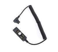 DFCINE Câble répartiteur D-tap spiralé mâle vers 3 points femelle avec USB et voyant lumineux - Parfait pour Anton Bauer, V-Mount, appareil photo rouge, TILTA, Steadicam, etc.