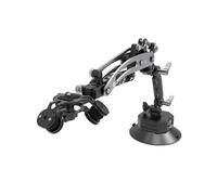 DFCINE Kit de Fixation Voiture SNIPER-POCKET3E Plus avec Bras d’Amortissement hydraulique & Ventouse électrique 5,7" + rotule Antichoc, pour DJI Pocket 3 et caméras d’Action