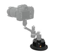 DFCINE Ventouse électronique sous vide, batterie 1100 mAh, USB-C, support de rail OTAN, trous de montage 6,35 mm, charge de 20 kg, support de voiture pour Osmo Pocket 3, Insta360, DSLR, caméras
