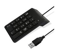DFCROMI Pavé numérique 18 Touches USB - Portable - Ultra Fin - Mini pavé numérique Externe - pour Ordinateur Portable, PC, Ordinateur de Bureau, Surface Pro, Notebook