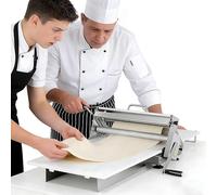 Dfdieratve Laminoir à Pâte à Croissants, Laminoir à Pâte Professionnel, épaisseur de la Machine à Pâte Réglable, Laminoir à Pâte à Pizza Fondante pour Croissants de Table 300-Type