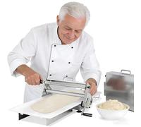 Dfdieratve Laminoir À Pâte Manuel À Épaisseur Réglable 0.2-25mm, Laminoir À Pâte À Croissants, Machine À Pâte Feuilletée, Laminoir Manuel, Pliable, Réglable pour Pâte Feuilletée 60x30cm