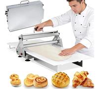 Dfdieratve Machine à Laminer la PâTe Pliable, Machine à Laminer la PâTe Manuel, Laminoir à PâTe à Croissants, Machine à Laminer la PâTe Portable, Machine à PâTe à éPaisseur RéGlable 300-Type