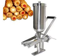 Dfdieratve Machine de Remplissage de Beignets Manuelle 5L, Injecteur de Gelée, Crème Pâtissière, Confiture, Réglage Précis ±1g, pour Donuts, Éclairs, Churros, Cakes, Durable Tout INOX Longbeak