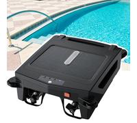 Dfdieratve Robot éCumeur de Piscine Solaire, Robot Automatique sans Fil, Nettoyeur éCumeur de Piscine à éNergie Solaire pour Piscine, avec Options de Charge Double, Optimisation du Trajet