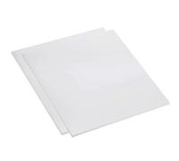 DFDPAXL 2 Pièces De Feuille ABS Blanche, Matériau Plastique Léger 300 × 300 × 0,5 Mm - 300 × 300 × 3 Mm Convient pour Les Modèles Architecturaux De Tables De Sable,300×300×3mm