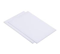 DFDPAXL 2 Pièces De Plaque Carrée en ABS Blanc 200×300×0.5Mm-200×300×3Mm Convient pour Le Bricolage, Les Modèles Architecturaux De Tables De Sable,200×300×2mm