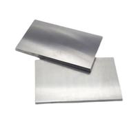 DFDPAXL 2 Pièces De Plaque Métallique en Étain Pur 100 × 100 Mm, Feuille Mince D'étain De Haute Pureté, Épaisseur 0,5-0,8 Mm pour Applications Industrielles Et en Laboratoire,100×100×0.7mm