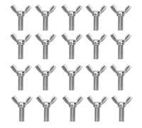 DFDPAXL 20 Pièces De Vis À Ailettes en Acier Inoxydable 304 M4×6 Mm À M4×20 Mm Adaptées Aux Fixations De Machines Et Aux Réparations Domestiques,M4×6mm