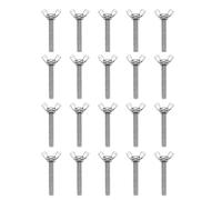 DFDPAXL 20 Pièces De Vis À Oreilles en Acier Inoxydable 304 M3×50 Mm-M3×100 Mm Adaptées Aux Équipements Électroniques Et Aux Outils De Bricolage,M3×60mm