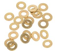 DFDPAXL 50 Pièces De Rondelles Plates en Laiton M8, Joints D'étanchéité Métalliques, Diamètre Extérieur 16 Mm Adaptées À L'entretien Automobile Et Aux Systèmes Hydrauliques,M8×16×0.5mm