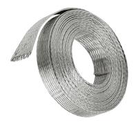 DFDPAXL Bande De Mise À La Terre Tressée en Cuivre Étamé De 5 Mètres, Fil Tressé Flexible d'une Largeur De 5 À 30 Mm Adaptée Aux Équipements Industriels Et Aux Châssis De Machines,Width 26mm