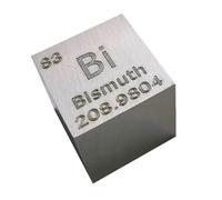 DFDPAXL Cube De Bismuth en Métal Pur À Haute Densité Convient pour L'exposition De Collections D'éléments Et Les Expériences D'enseignement Scientifique,25.4×25.4×25.4mm