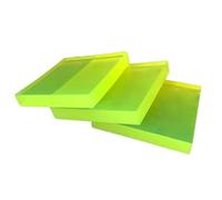 DFDPAXL Lot De 3 Blocs Carrés en Polyuréthane, Feuilles De Caoutchouc PU À Haute Élasticité 100 × 100 × 8 Mm À 100 × 100 × 25 Mm Adapté Aux Applications De Bricolage,100×100×20mm